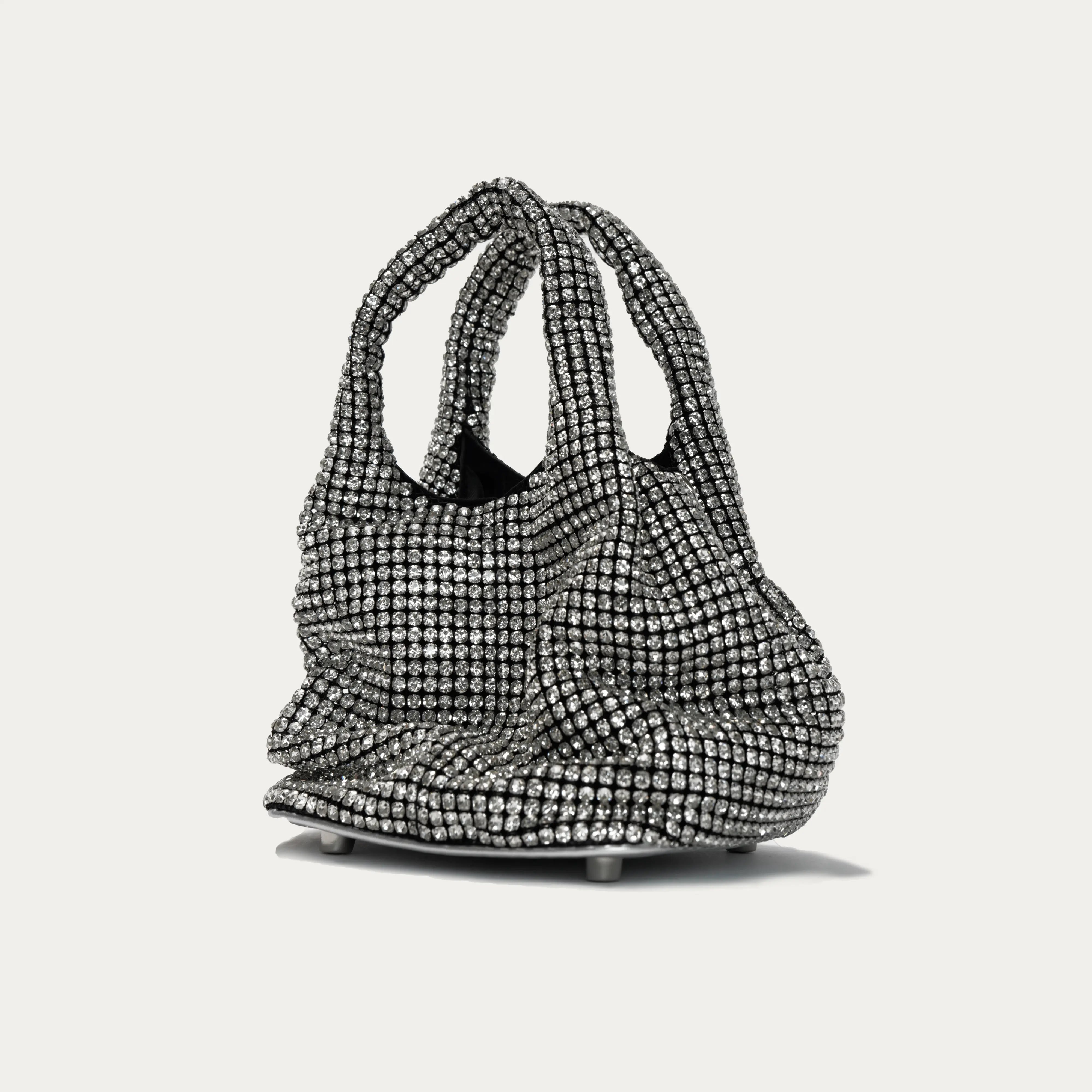 Giarite Brilly Bag ジアライト ブリーリバッグ 2way Brilly Silver - Crystal Handbag | Giarité