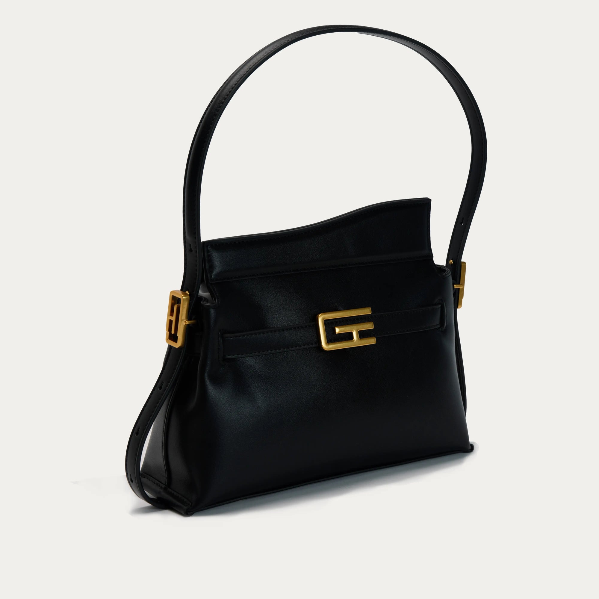 バッグ GIARITE RIO BLACK 90s-Inspired Vegan Shoulder Bag – G-Trapezio l Giarité