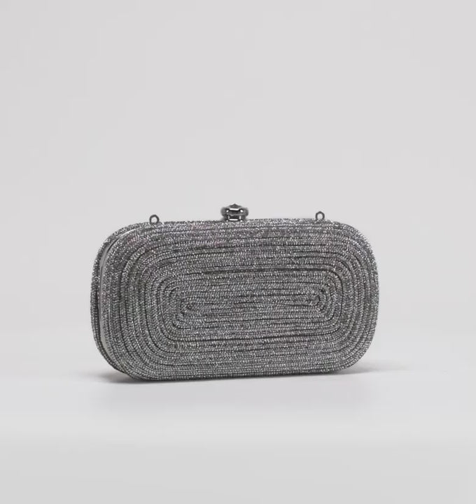 Carvela silver clutch on sale bag